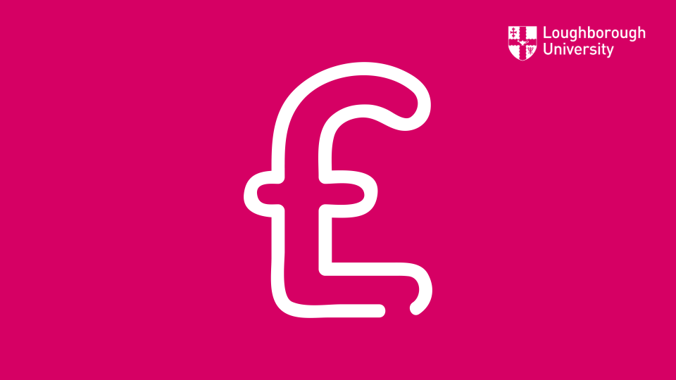 a pound sign on a pink background